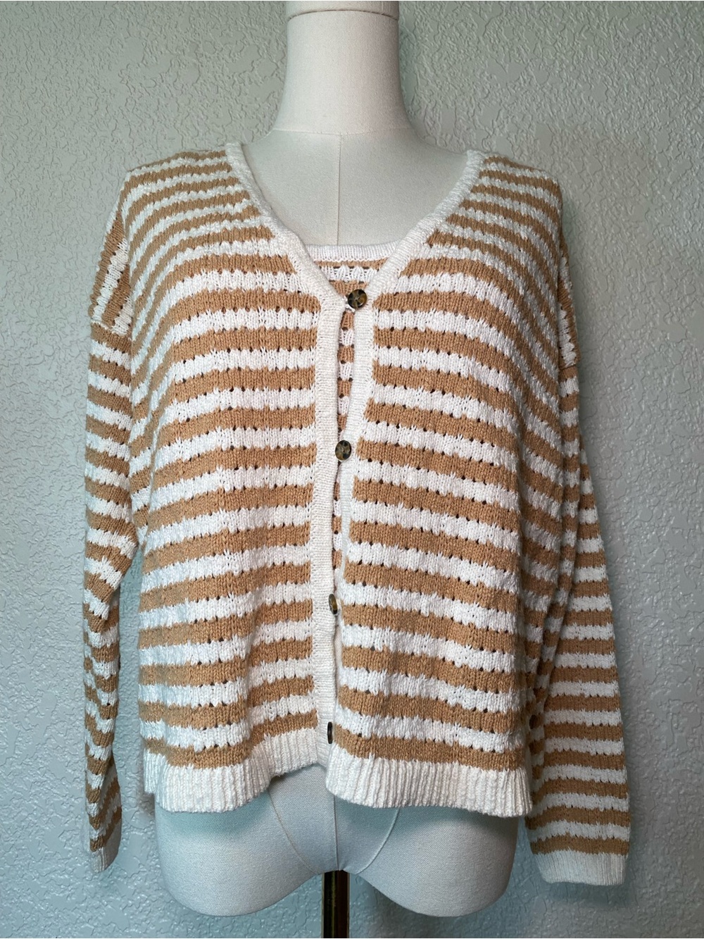 Madewell cardigan and matching tank set women’s Small S